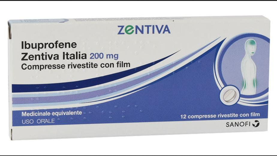 Ibuprofene Zentiva Italia 200mg 12 compresse rivestite con film