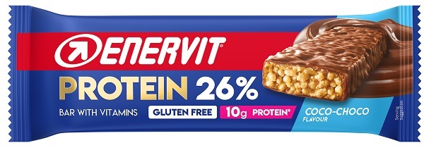 ENERVIT SPORT PROT BAR 26% COC