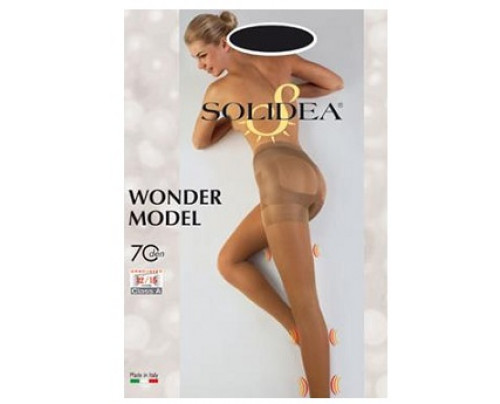 Solidea Wonder Model Maman Sheer 70 DEN Collant Compressivo Colore Nero Taglia L