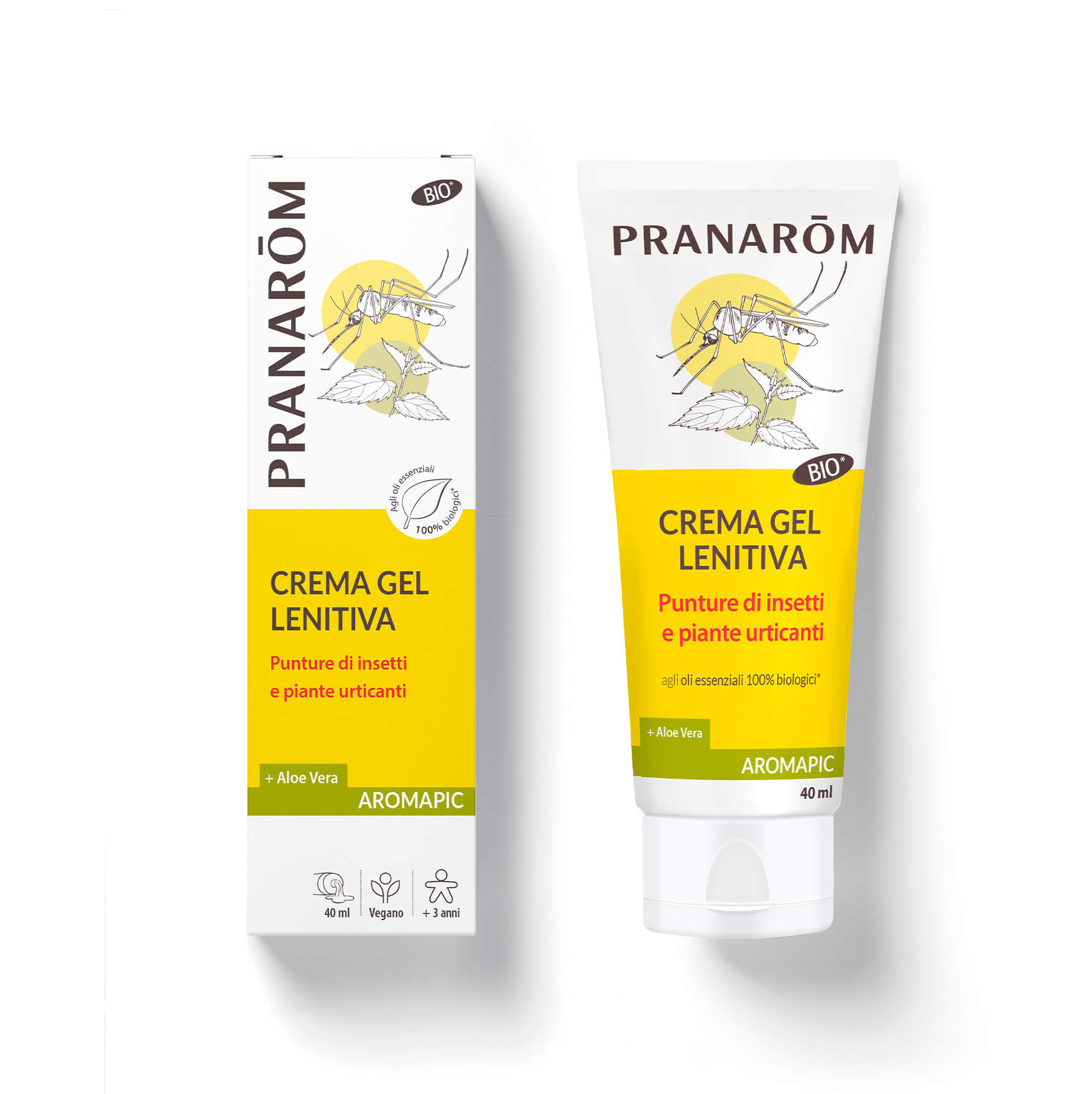 Pranarom Aromapic - Crema Gel Lenitiva Per Zanzare E Zecche Bio 40 ml