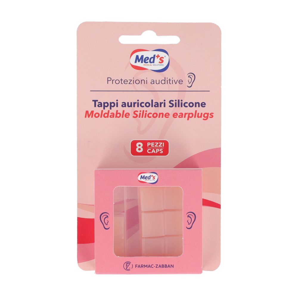 Farmac-Zabban Tappi Auricolari Silent In Silicone 8 Pezzi
