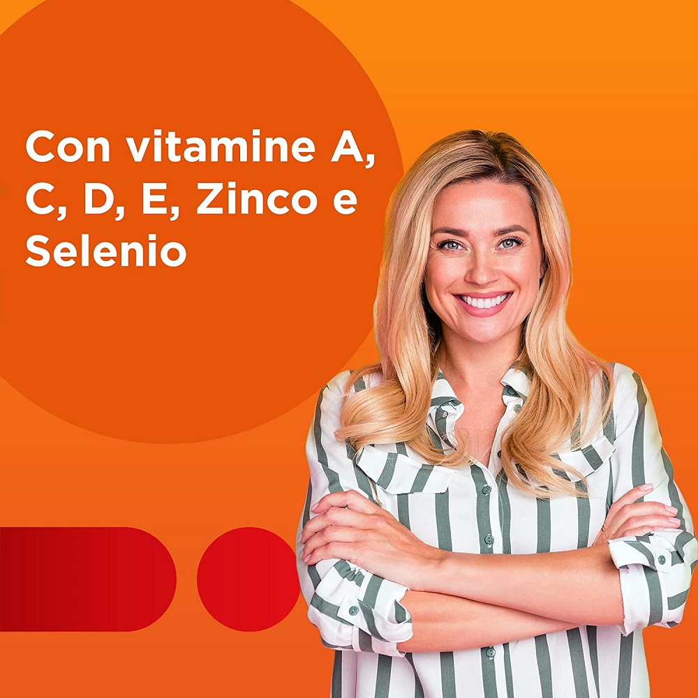 Multicentrum Immuno & Difesa con Sambuco Integratore Alimentare Difese Immunitarie Vitamina C 30 cpr