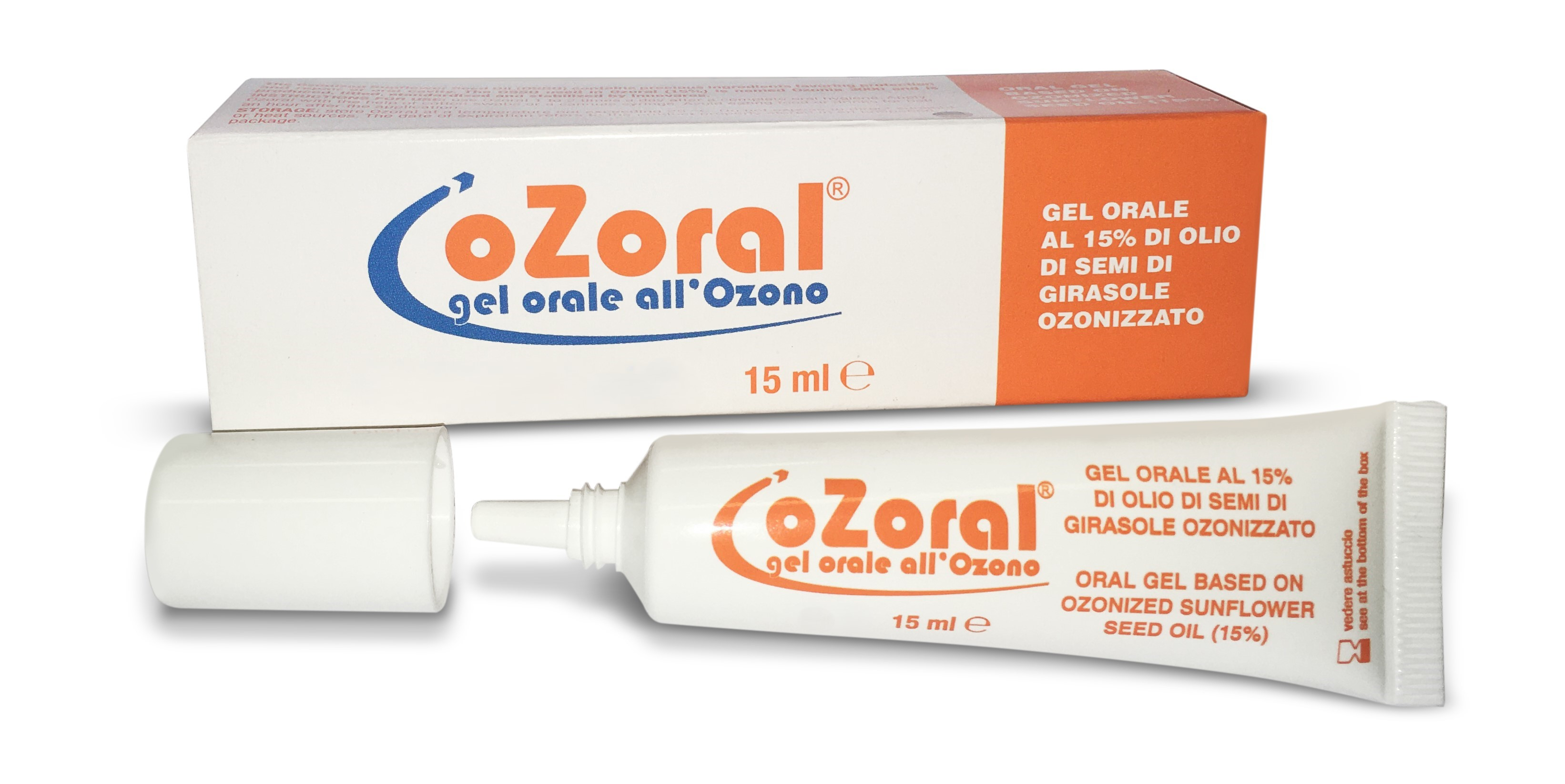 OZORAL GEL - Idrogel orale mucoadesivo al 15% di Olio di Semi di Girasole Ozonizzato  15ML