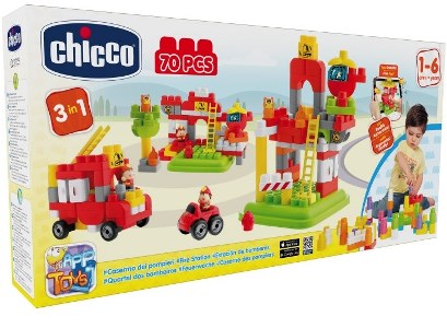 CH GIOCO COSTRUZ POMPIER 70PZ
