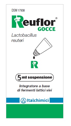 Reuflor gocce - Integratore di fermenti lattici - 5 mL 