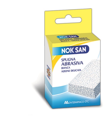 Nok San Spugna Abrasiva Bianca Ad Azione Delicata