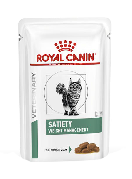 VHN WET CAT SATIETY WEIG12X85G