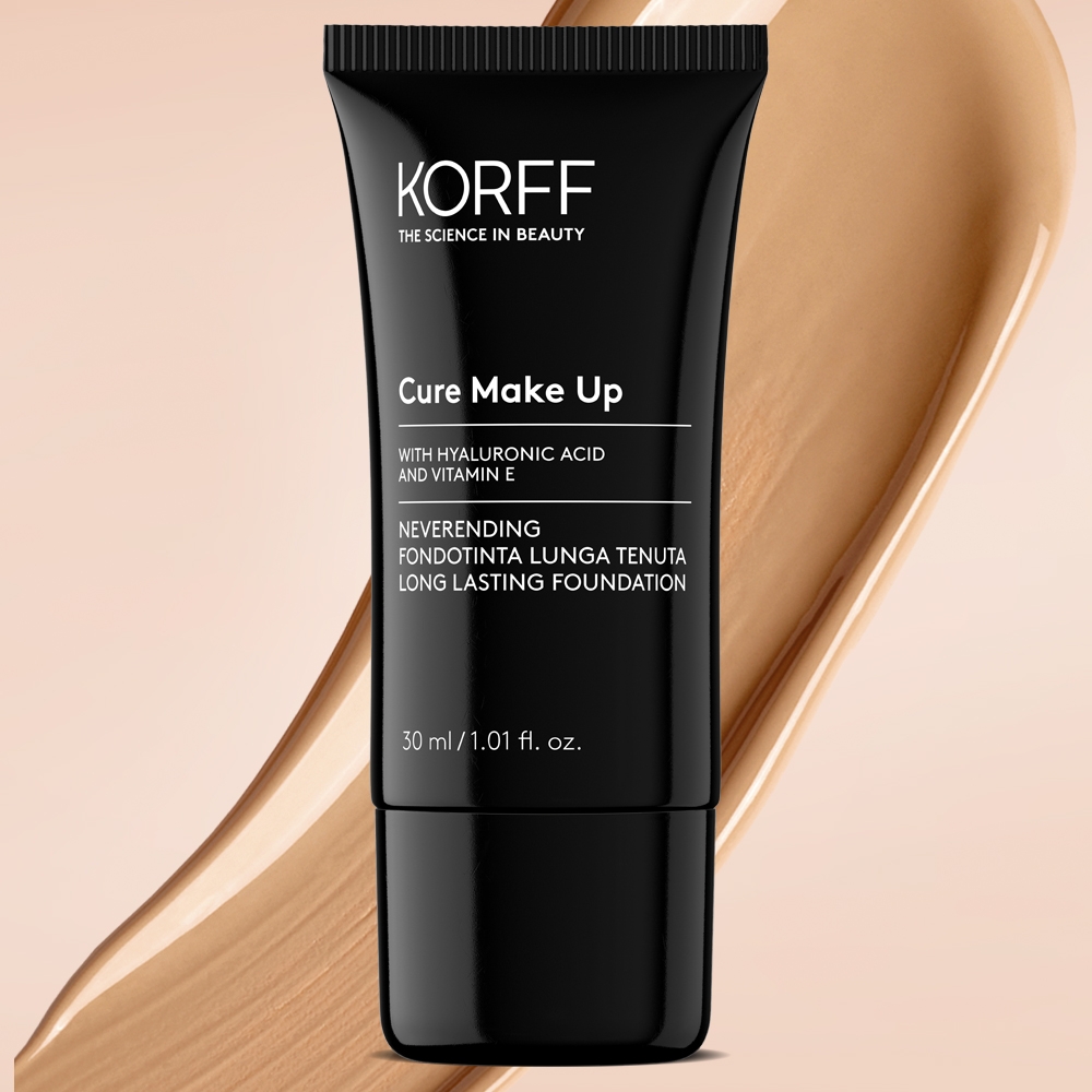 Korff Cure Make Up Fondotinta Idratante Neverending a Lunga Tenuta 04 30 mL