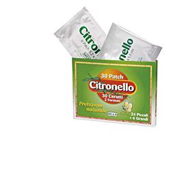 Citronello Cerotti Antizanzare Naturali 30 Pezzi