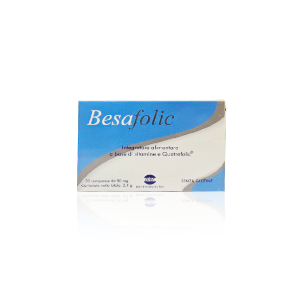 BESAFOLIC Integratore Alimentare Folati 30cpr 