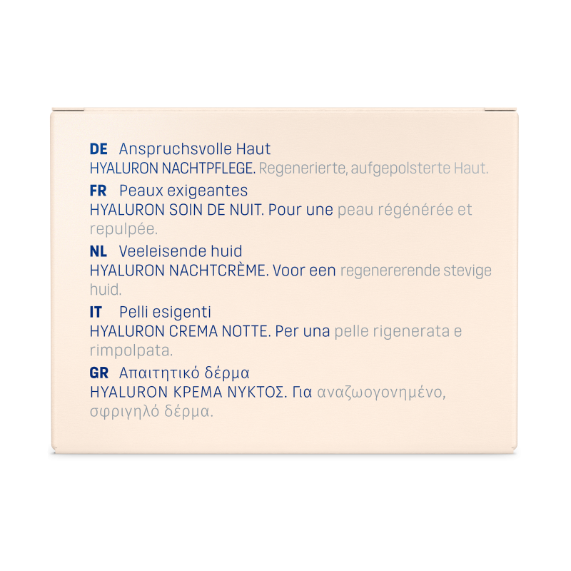 Eubos Hyaluron Perfect Night Crema Antirughe Notte 50 ml