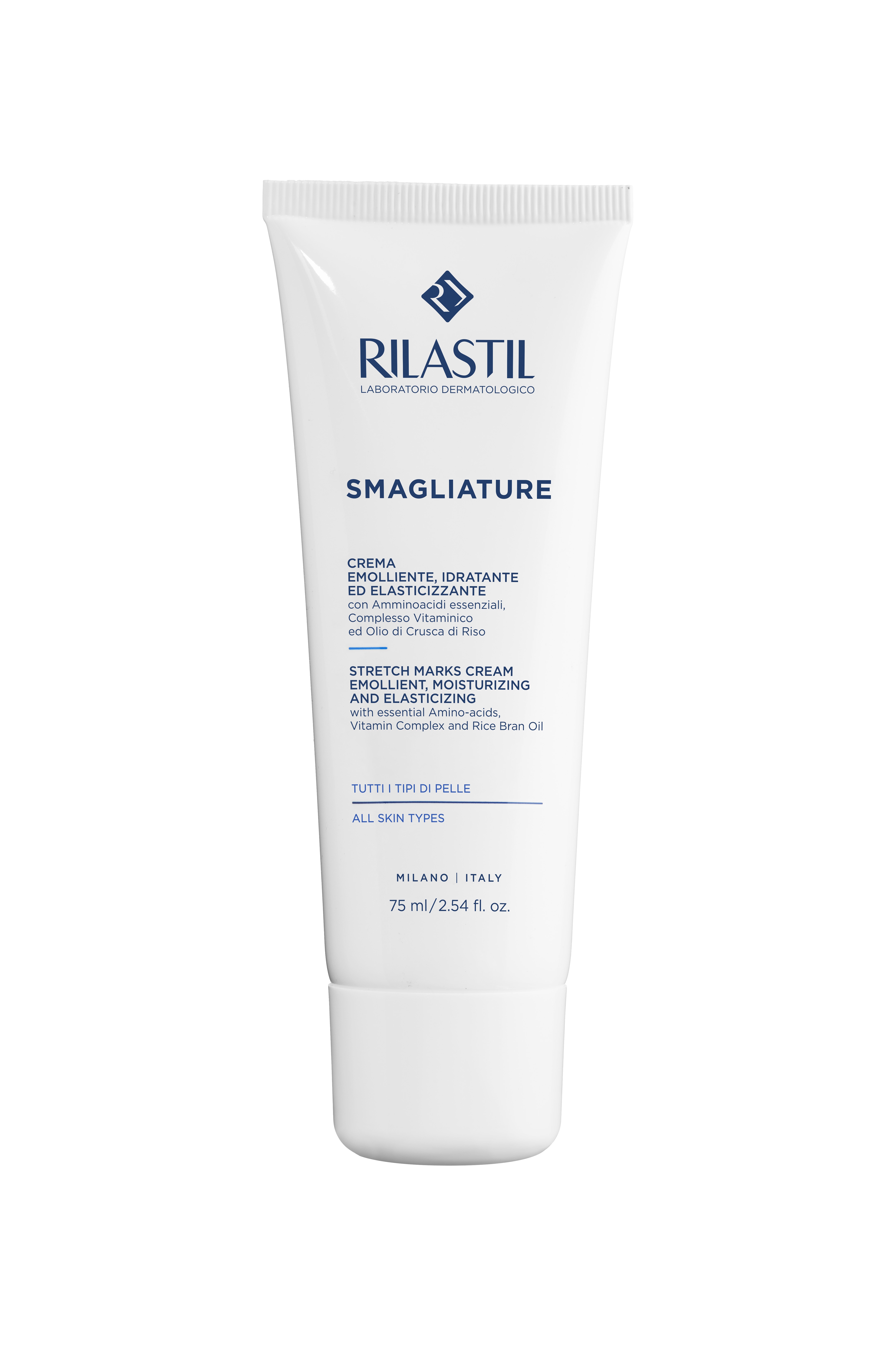 Rilastil Smagliature - Crema Emolliente, Idratante Ed Elasticizzante 75 ml