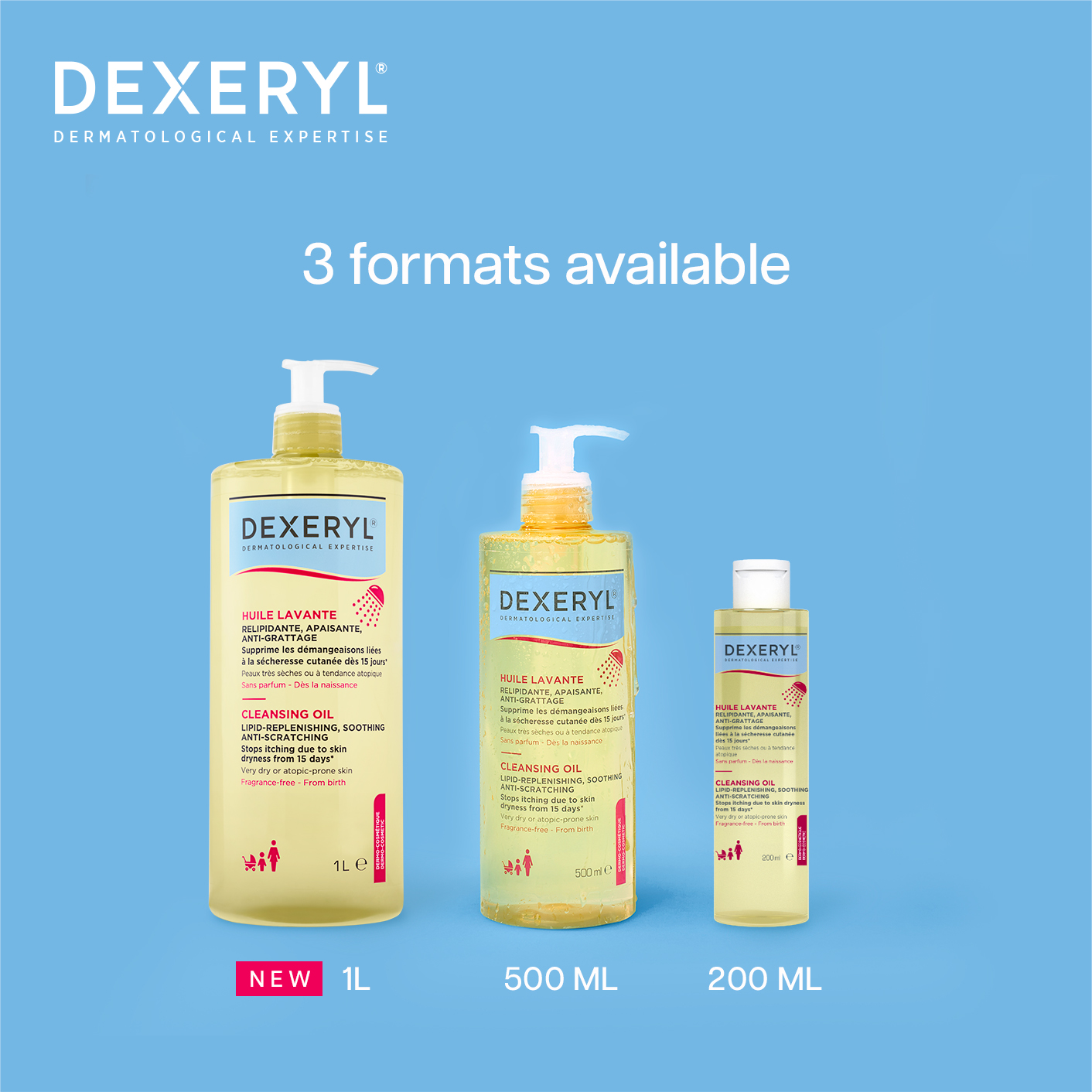 Dexeryl Olio Lavante - Detergente Antiprurito Per Pelle Secca E A Tendenza Atopica 200 ml