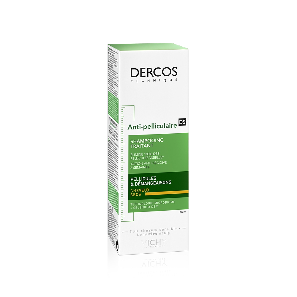 Vichy Dercos Shampoo trattante Anti-forfora DS dermatologico per capelli secchi 200 ml