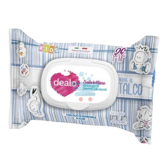 DEALO SALV KIDS IGIENIZ TALCO 20PZ