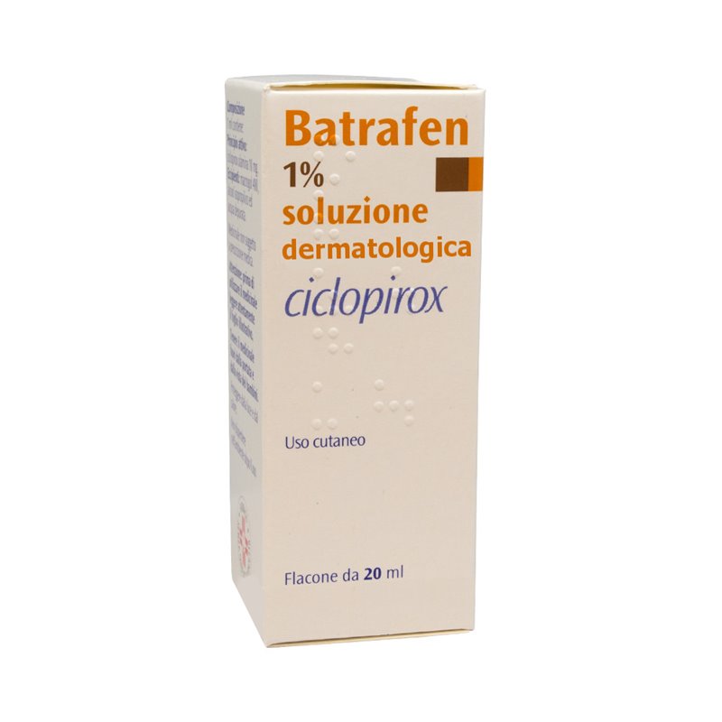 Batrafen Soluzione Cutanea 1% Ciclopirox olamina 20 ml