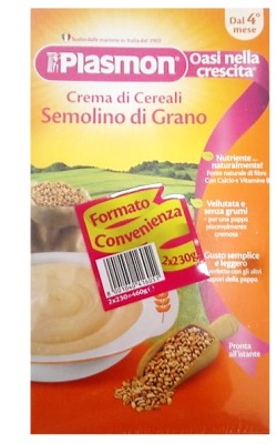 PLASMON CEREALI SEMOLINO 2X230G