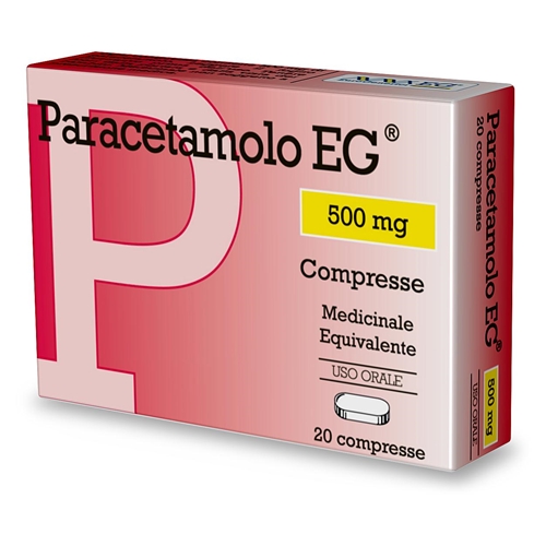 Paracetamolo EG dolore e febbre 500mg 20 compresse