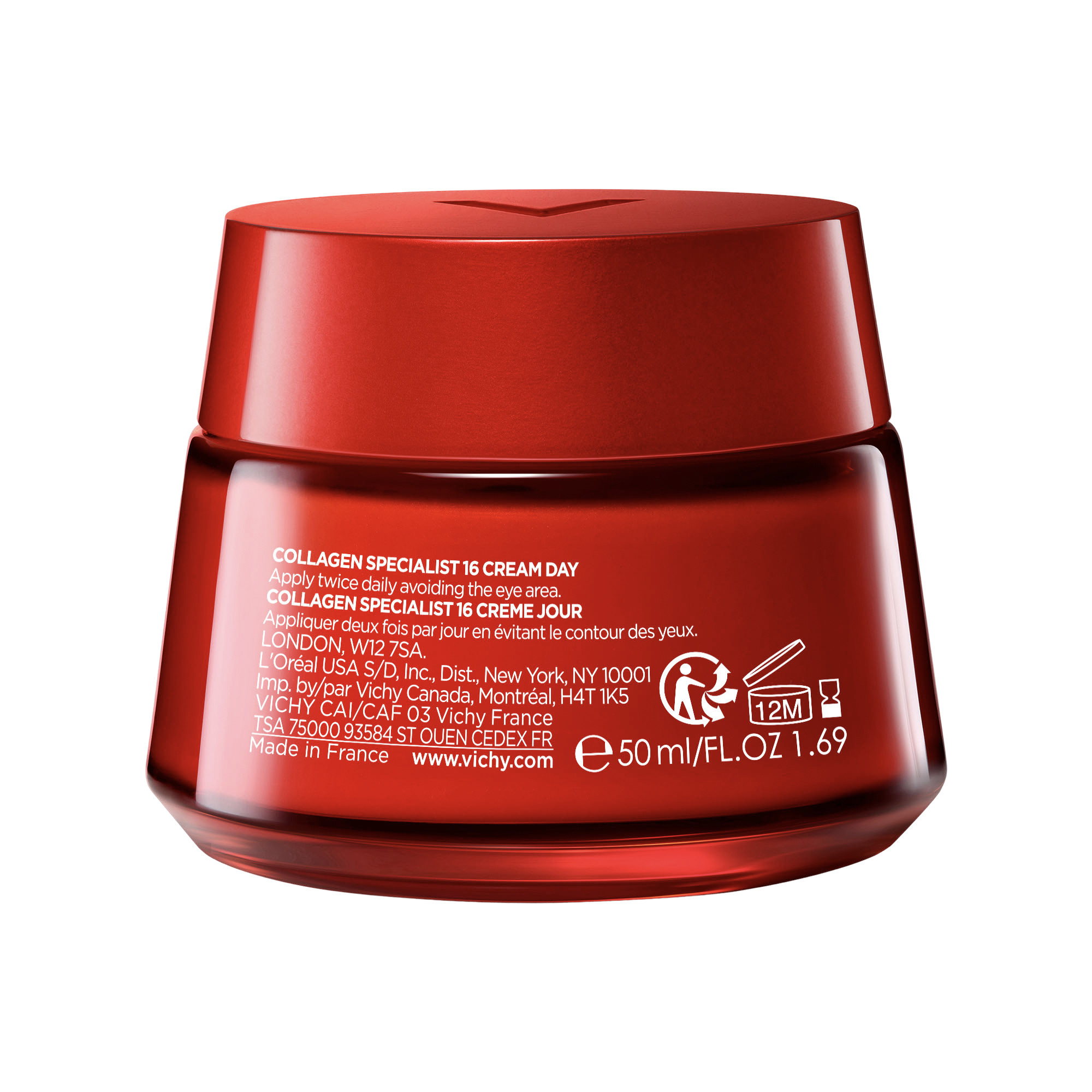 Vichy Liftactiv Collagen Specialist 16 Crema Giorno: Corregge 16 segni dell'età** 50ml
