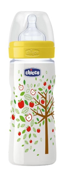 Chicco Biberon Benessere Unisex Silicone 4m+ 330 ml