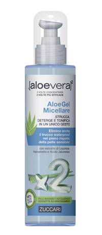 AloeVera2 Aloe Gel Micellare struccante 200ml