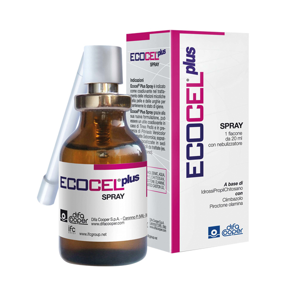 Ecocel Plus Spray Dermatologico Contro Infezioni Microbiche 20 ml