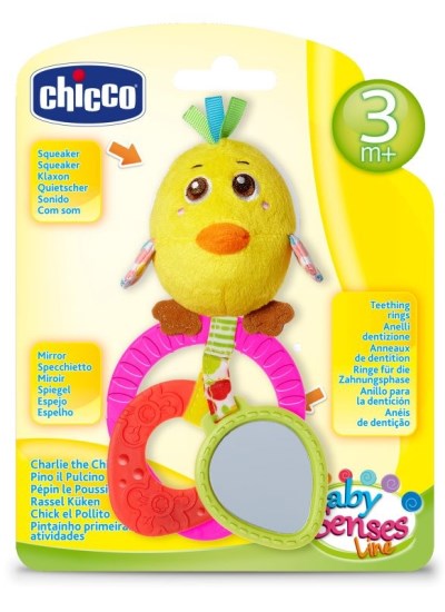 Chicco Gioco Sonaglino Pulcino Peluche +3m