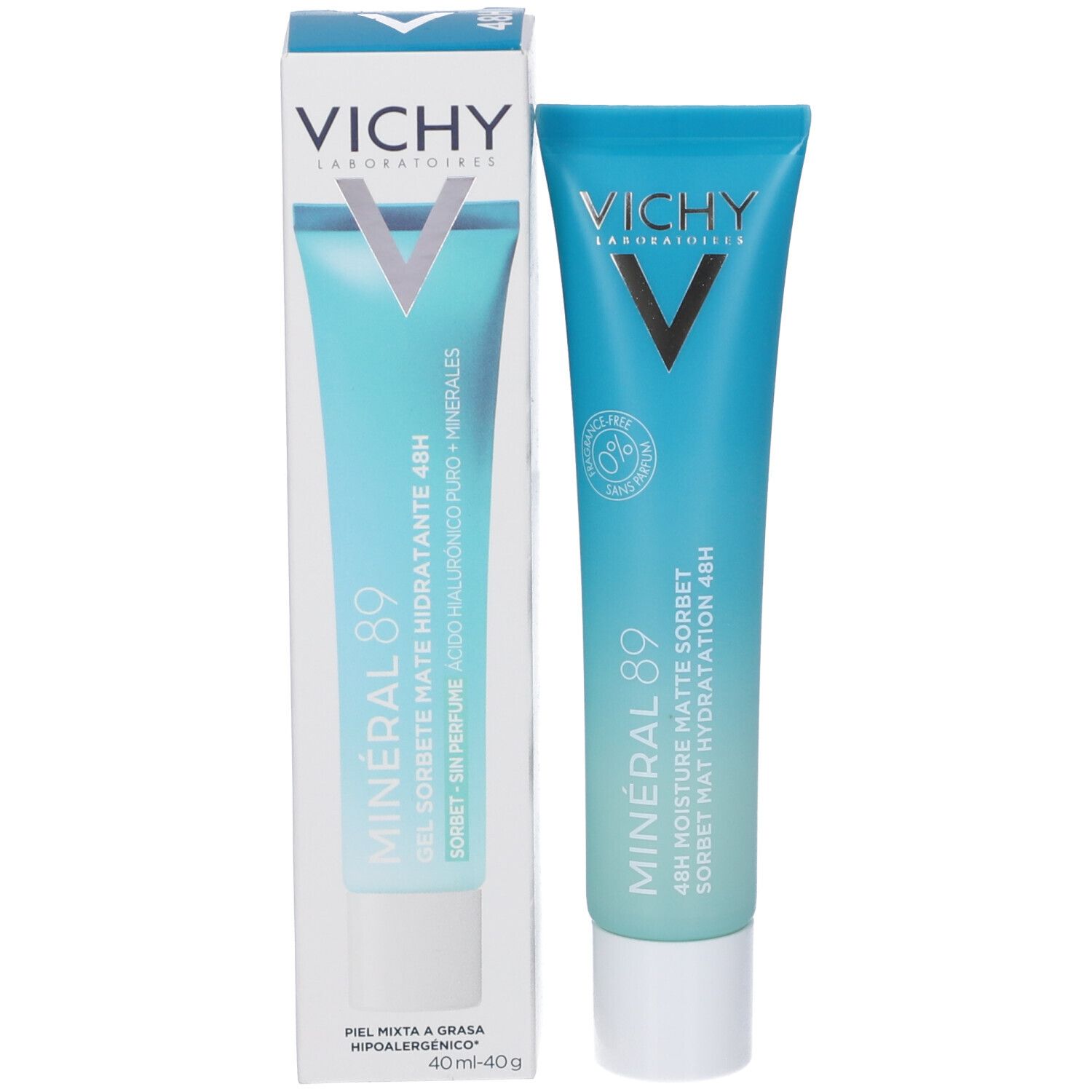 MINERAL 89 CR TUBO SORBET 48H