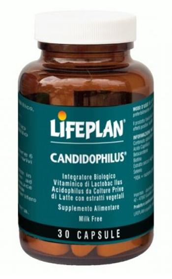 Lifeplan Candidophilus Senza Glutine Equilibrio Della Flora Intestinale 30 Capsule