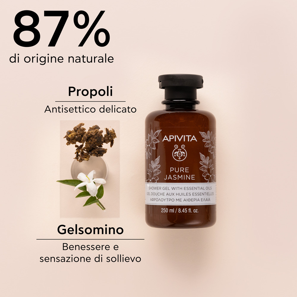 Apivita Gel Doccia Pure Jasmine al Gelsomino 250ml