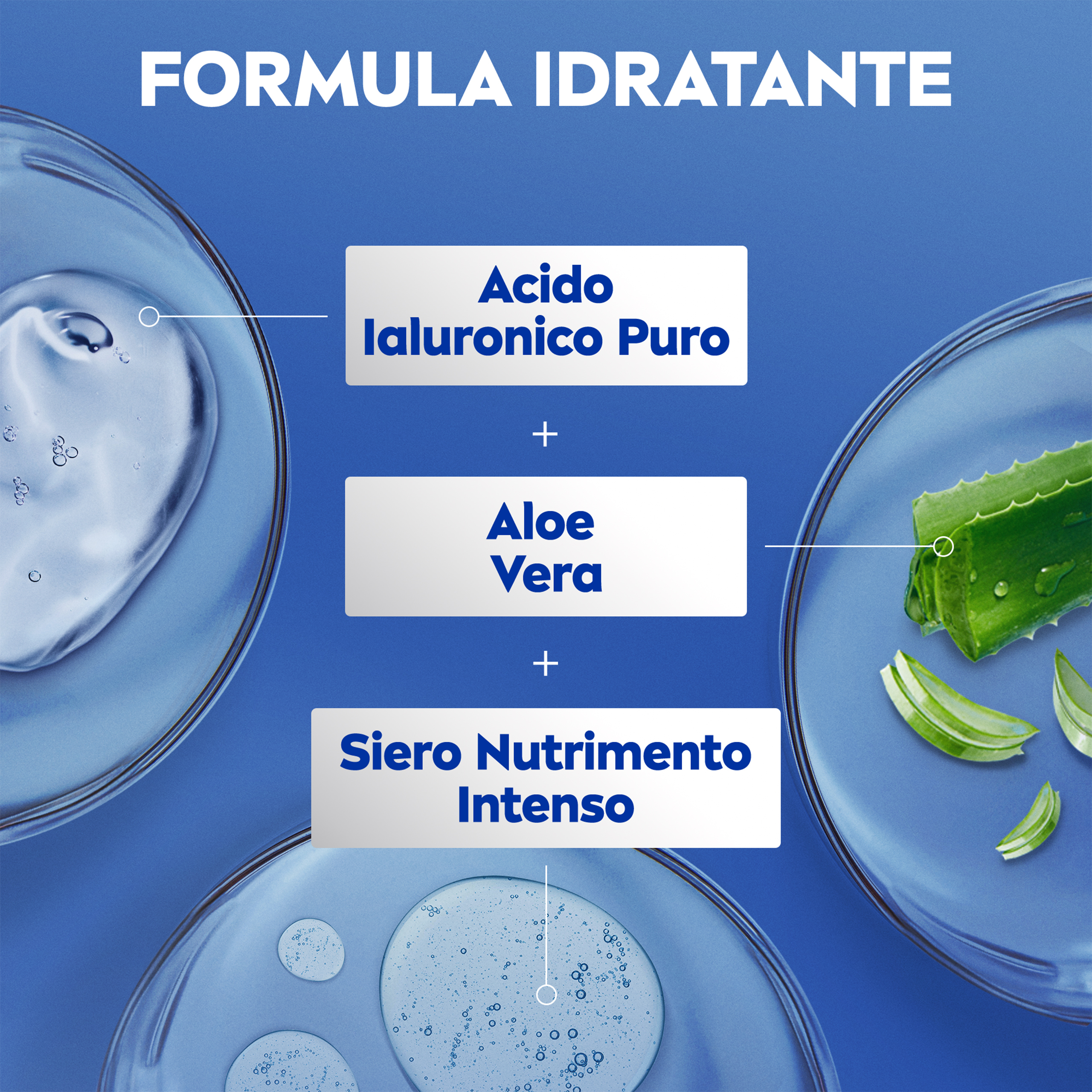 Nivea Crema Corpo Aloe Idratante 250 ml, Crema idratante corpo 72h per pelle secca o normale
