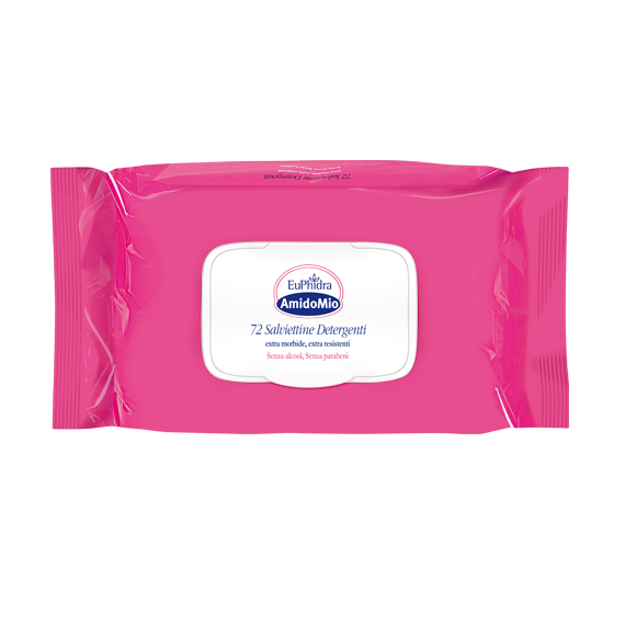 Euphidra AmidoMio Salviettine Detergenti Extra Morbide - 20 pezzi