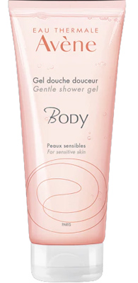 Eau Thermale Avène Gel doccia delicato viso e corpo, Ph fisiologico senza sapone, Pelle sensibile, 200ml 