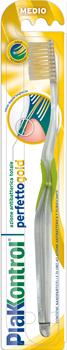 PlakKontrol Perfetto Gold Spazzolino Con Setole A Doppia Lunghezza Medio