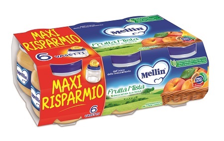 Mellin Omogeneizzato Di Frutta Mista 6x100 g