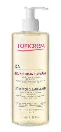 Topicrem DA Gel Detergente Ultra Ricco Pelle Atopica 500 ml