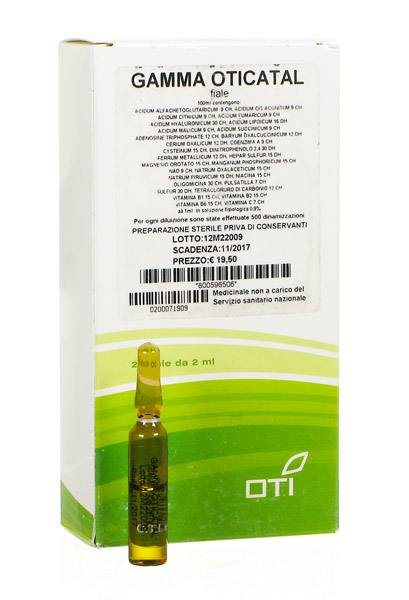 Gamma Oticatal medicinale omeopatico 20 Fiale da 2 ml