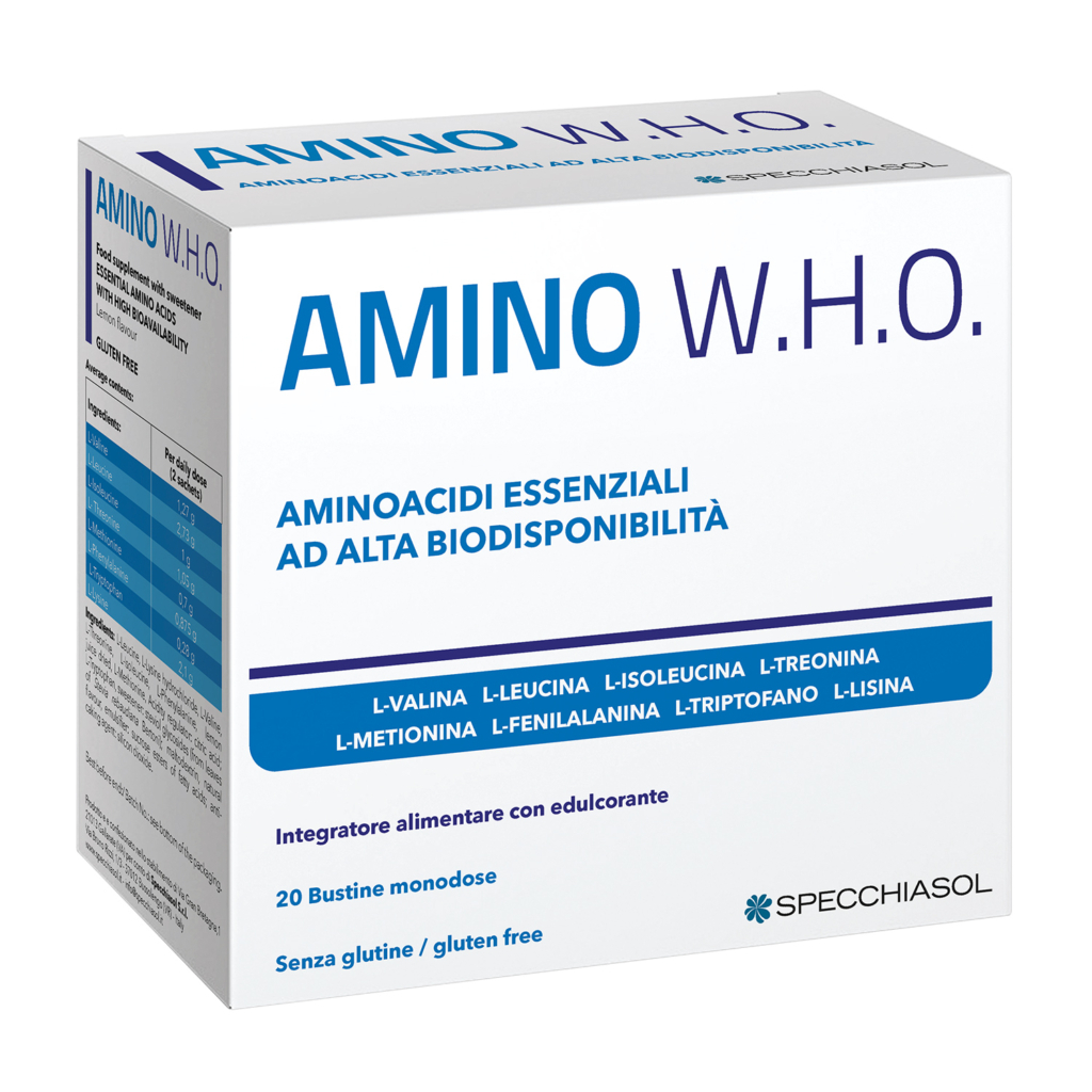 Specchiasol Amino WHO Integratore di Aminoacidi 20 Bustine