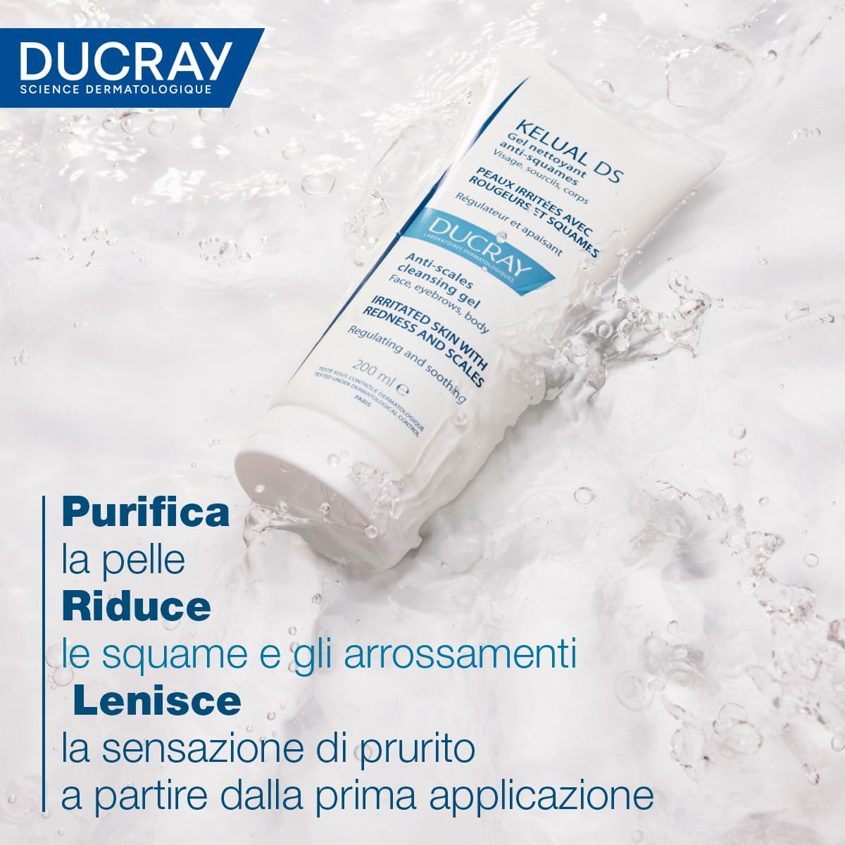 DUCRAY KELUAL DS Gel*Det.200ml