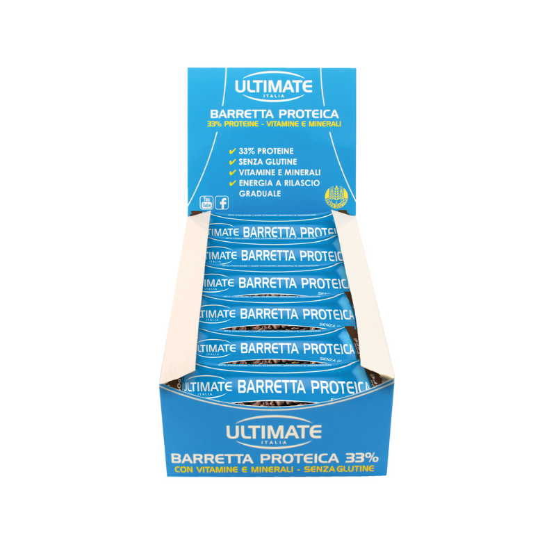 Ultimate Italia - 24 Barrette Proteiche Gusto Caffè Da 40 g