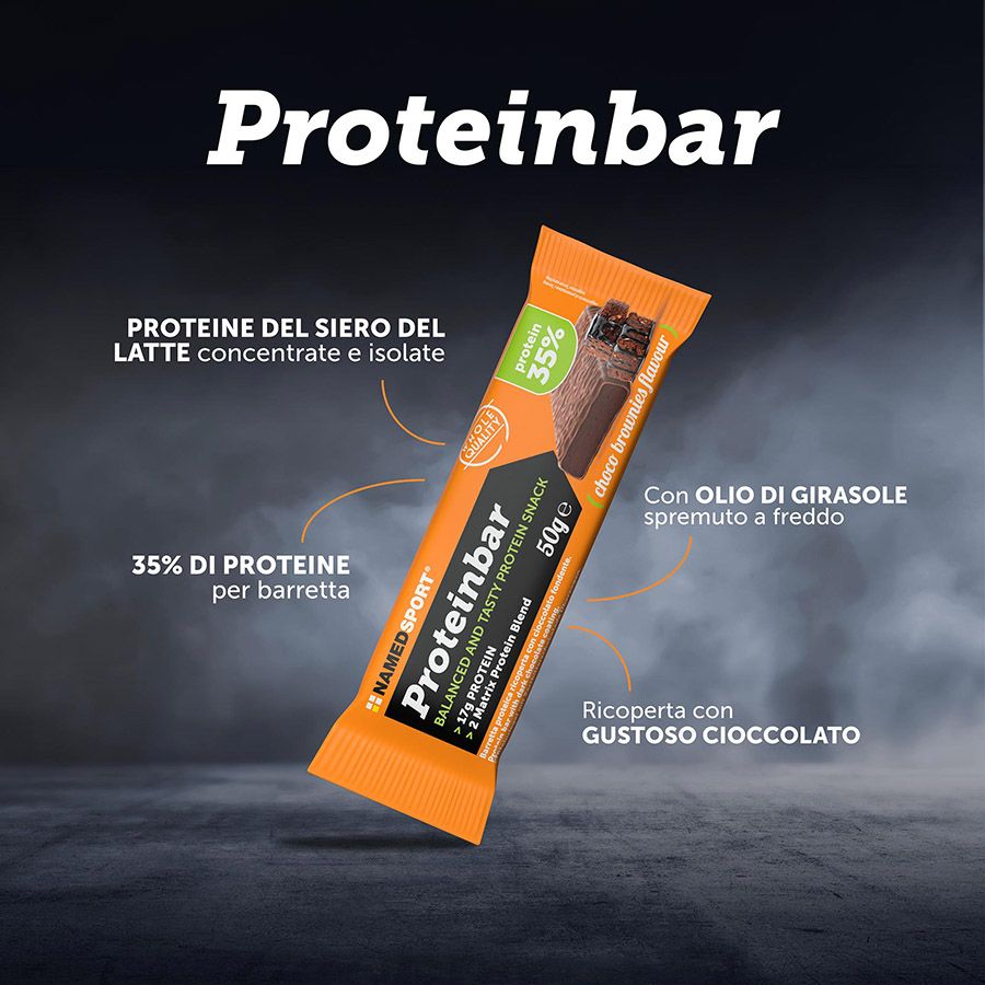 Named Sport Proteinbar Zero - Barretta Proteica Gusto Choco Brownie 50 g