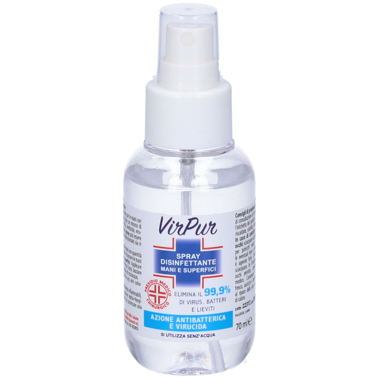 VIRPUR SPRAY DISINF 70ML