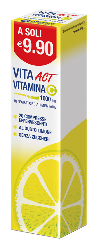VITAMINA C ACT 1000 20CPR EFF