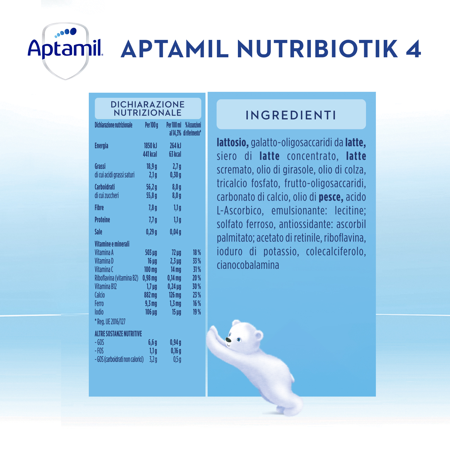 APTAMIL 4 Crescita Polv.1,2Kg