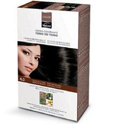 Vebix Color Tintura Per Capelli Permanente Naturale 4,0 Castano Medio 1 Kit