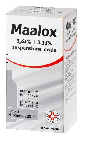 MAALOX*OS SOSP 200ML3,65+3,25%