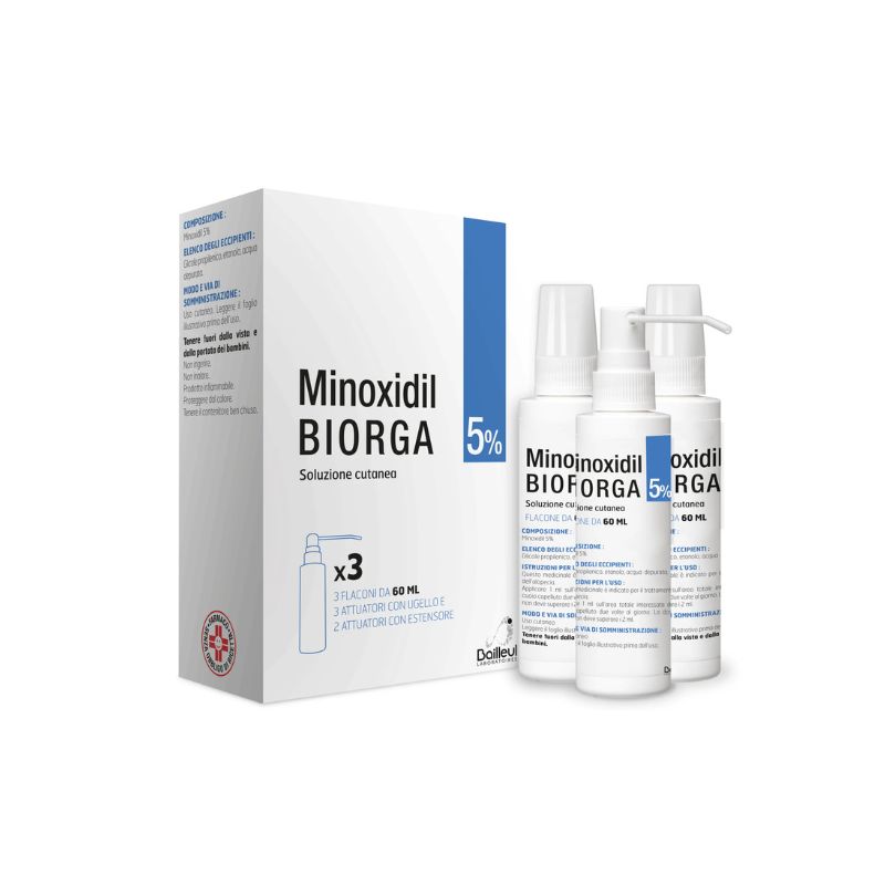 MINOXIDIL BIORGA%SOL CUT 3FL5%