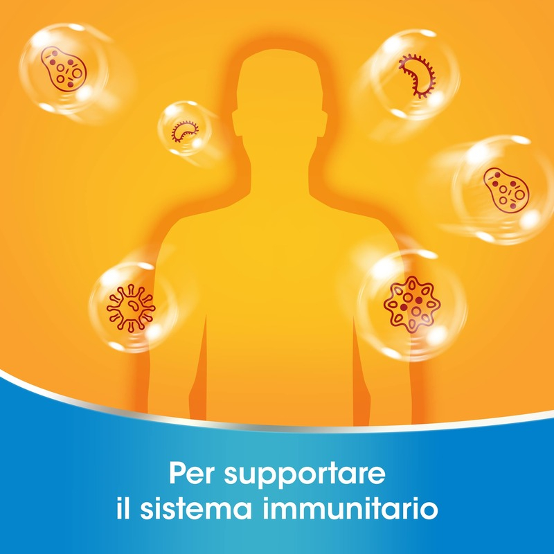 Redoxon Doppia Azione Integratore di Vitamina C e Zinco,  Supporta il Sistema Immunitario, Gusto Arancia e Mandarino, 15 Compresse Effervescenti