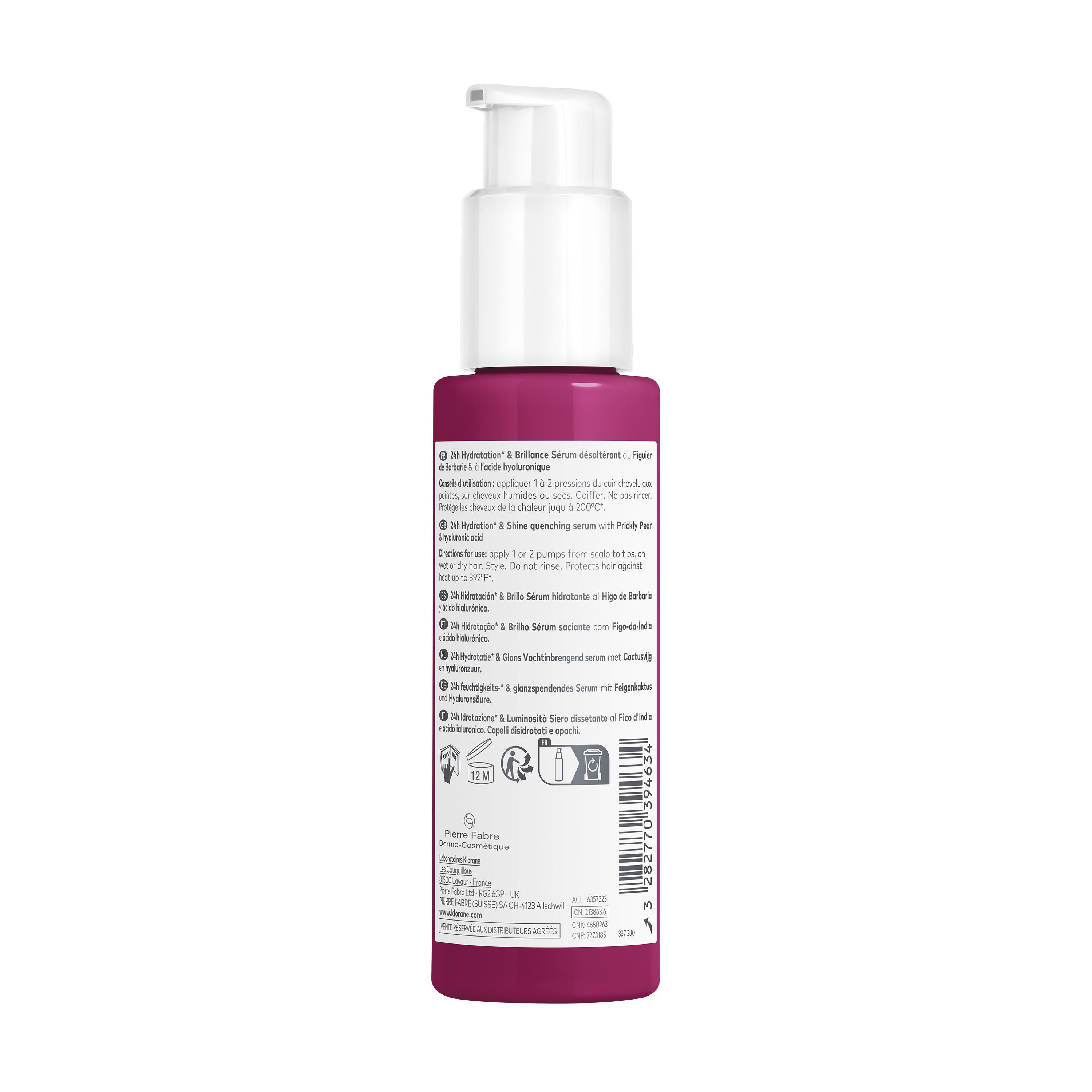 Klorane - Siero Dissetante Per Capelli Al Fico D'India E Acido Ialuronico 100 ml
