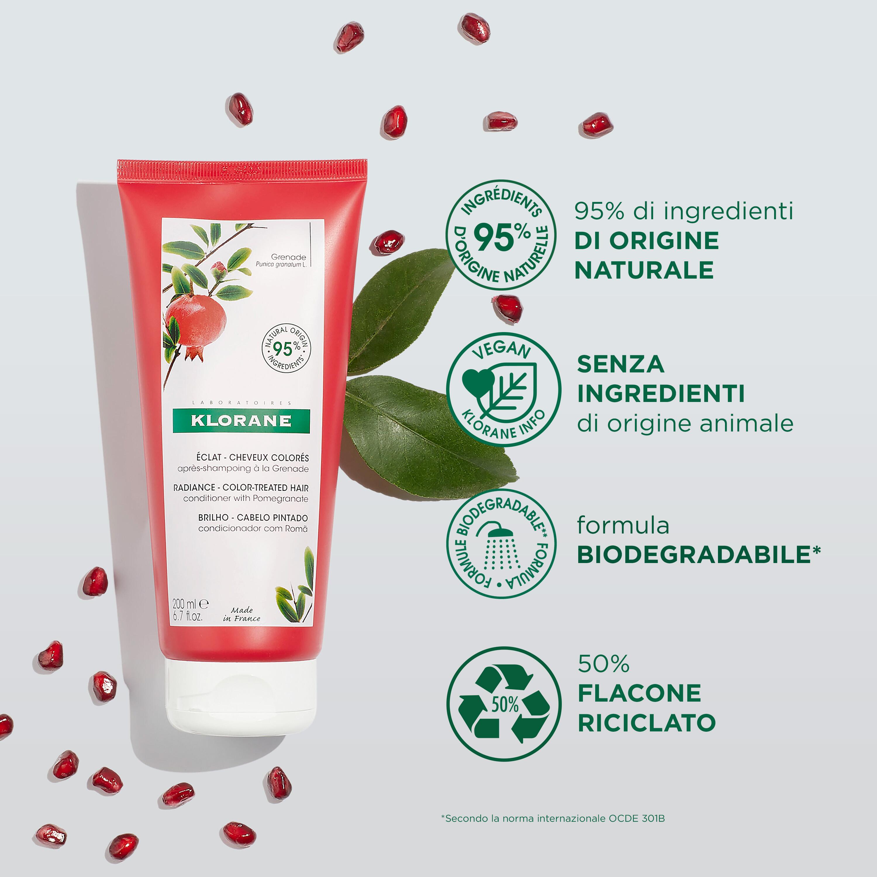 Klorane - Balsamo Al Melograno Per Capelli Colorati 200 ml